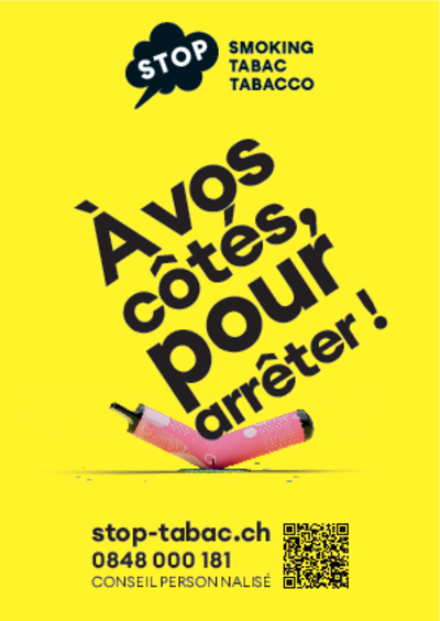 [Translate to Italiano:] Flyer stop-tabac A6: arrêter de fumer (e-cigarette)